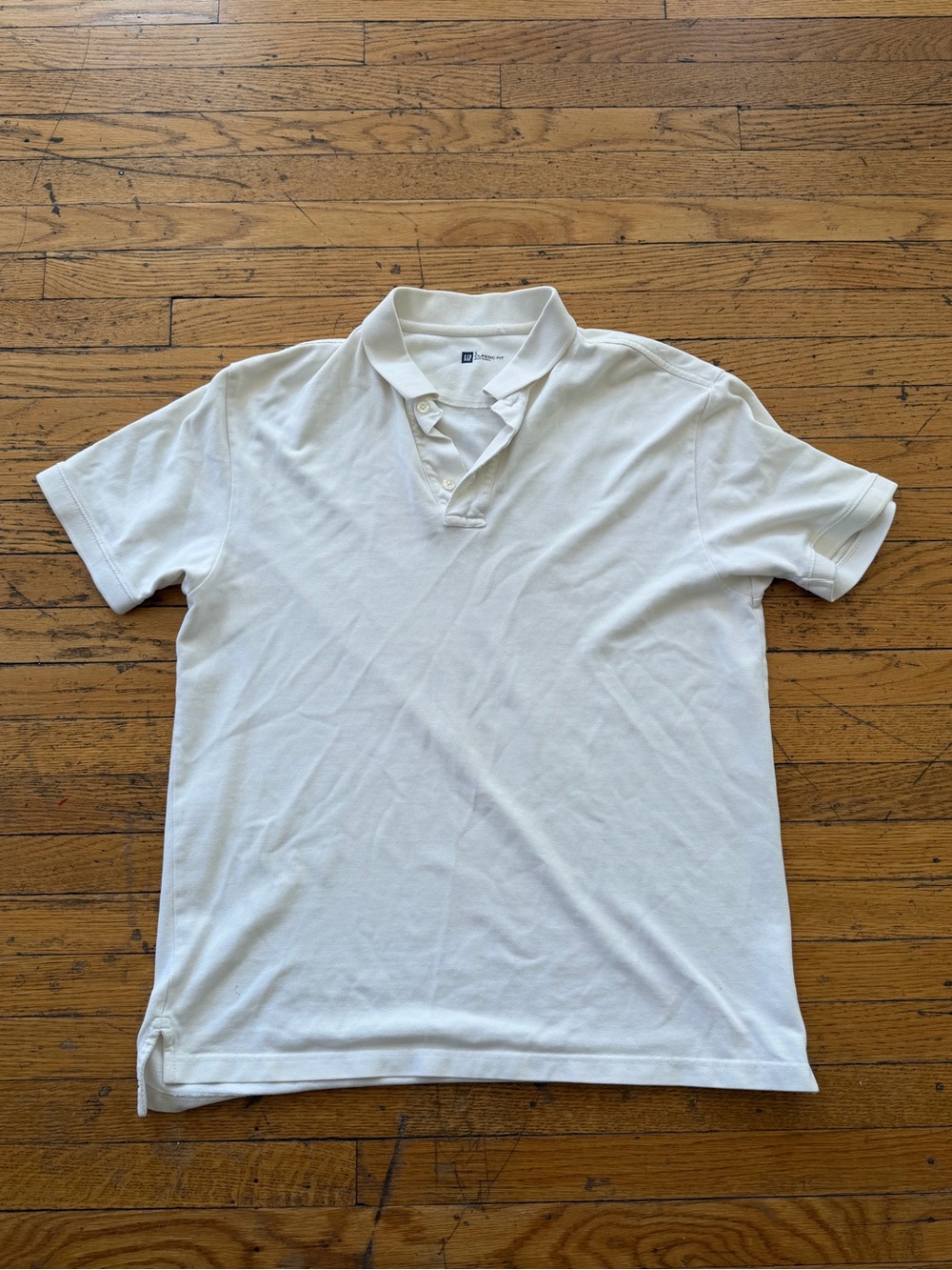 GAP Men's White Polo Shirt